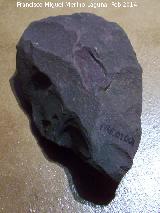 Historia de Santisteban del Puerto. Hacha paleolítica. Museo Arqueológico de Santisteban